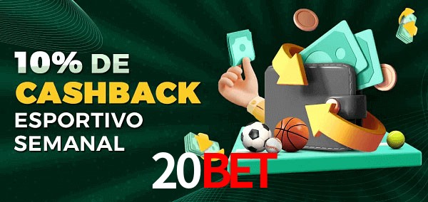 10% de bônus de cashback na 20bet